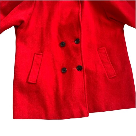 Vintage Jofeld Wool Glamour Double Breasted Peacoat Union Made USA S - Picture 13 of 13